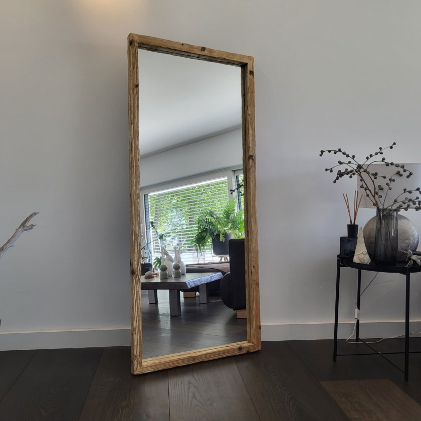 Spiegel PENLOA Loftspiegel aus Holz / Massivholz / Altholz